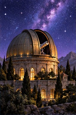 The Violet Observatory, fictional demo artwork
